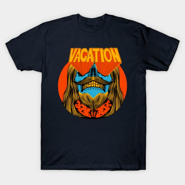 Vacation (front print) T-Shirt by Joe Tamponi